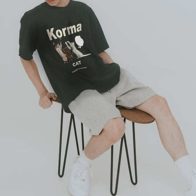 Korma Is A Cat-Charcoal Grey